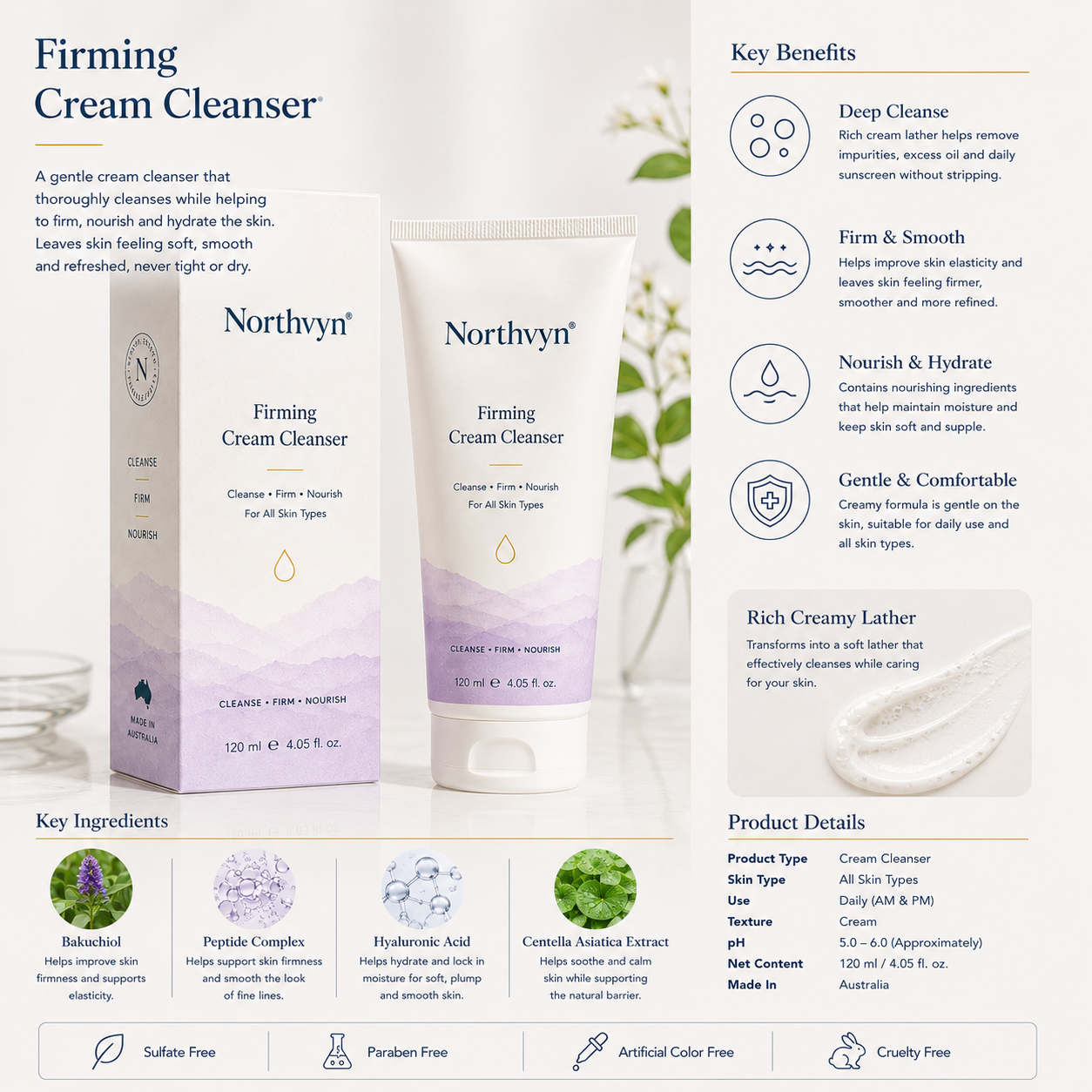 Northvyn® Firming Cream Cleanser