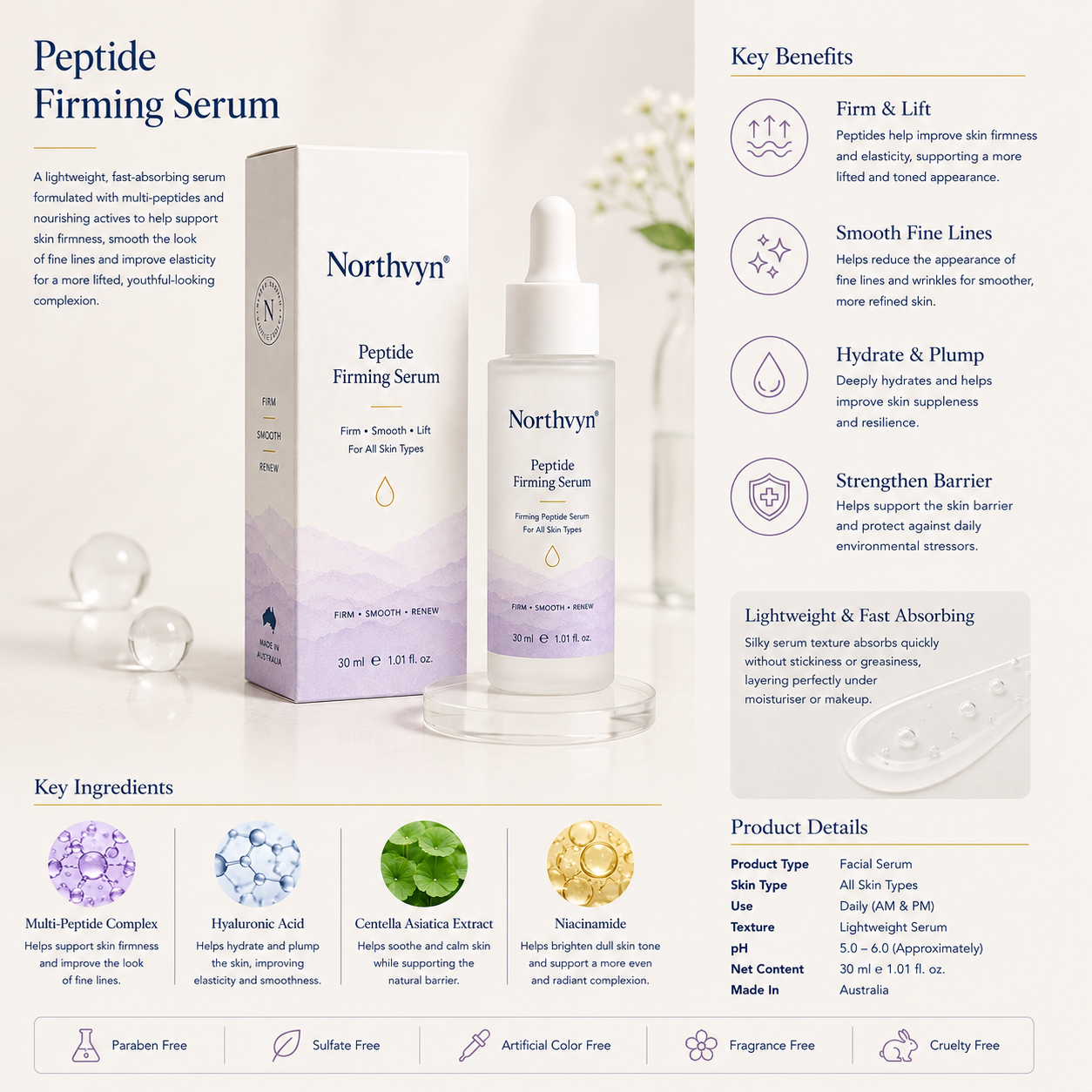 Northvyn® Peptide Firming Serum
