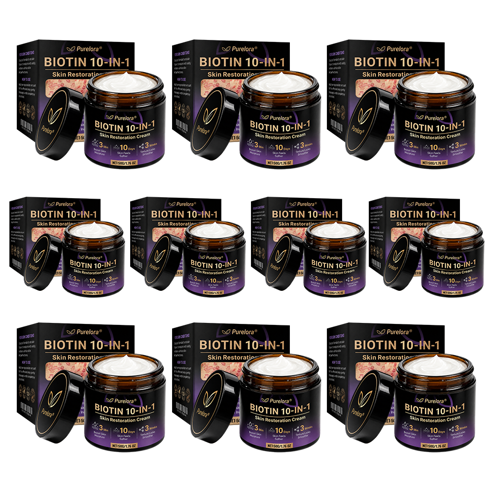 Made and Shipped from the AU 🍁 Purelora® Biotin 10-in-1 Skin Repair Cream — Last Day of Sale: 75% Off
