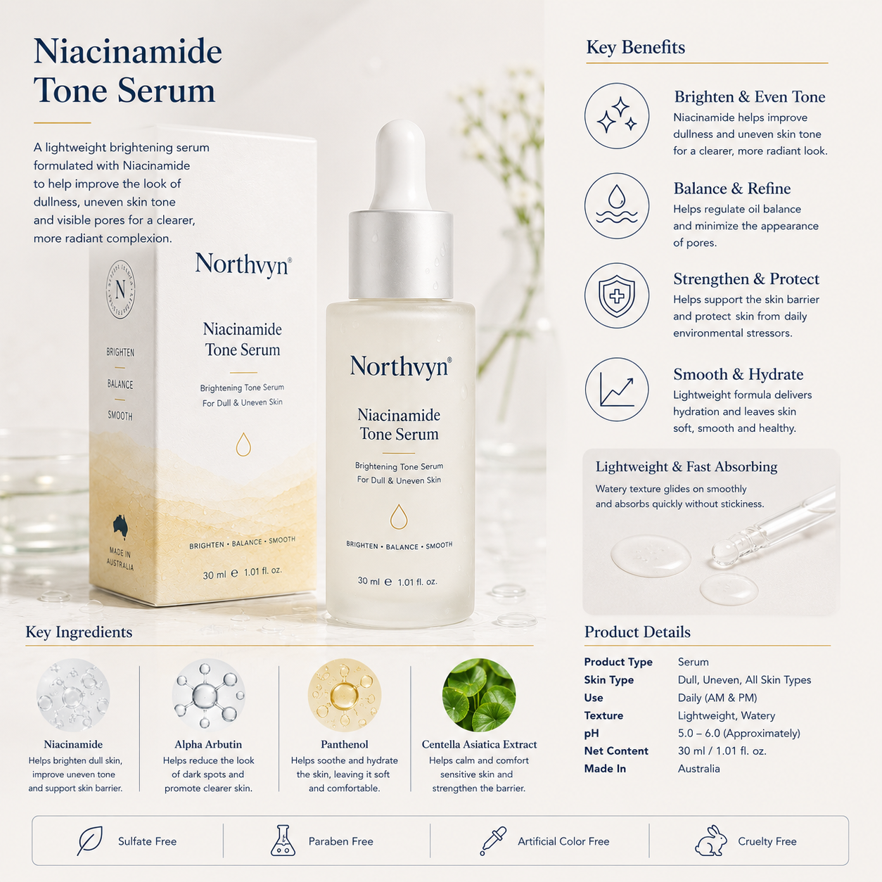 Northvyn® Niacinamide Tone Serum