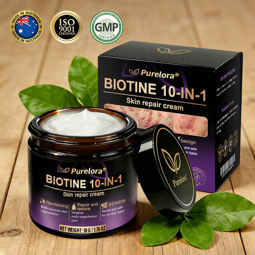 Made and Shipped from the AU 🍁 Purelora® Biotin 10-in-1 Skin Repair Cream — Last Day of Sale: 75% Off