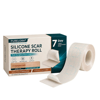 🇦🇺👩‍⚕️✨Purelora® SILICONE SCAR THERAPY ROLL Help Soften, Flatten & Improve the Appearance of Raised Scars