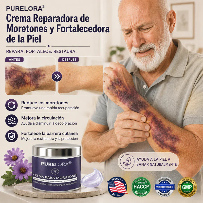 💥Más de 100.000 unidades vendidas💕 - Crema PURELORA® para reparar hematomas y fortalecer la piel