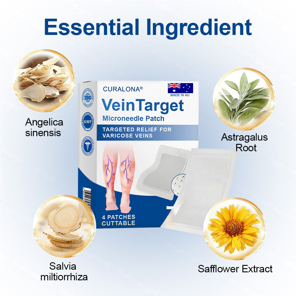 🇦🇺🦘👨‍⚕️✨ CURALONA® VeinTarget Microneedle Patch ⚡ Fast Relief, Long-Lasting Support