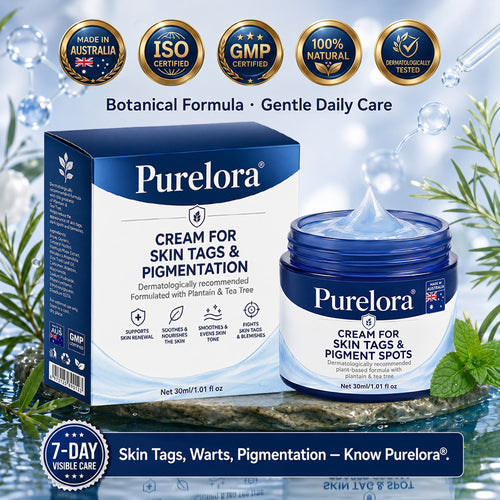 𝐏𝐔𝐑𝐄𝐋𝐎𝐑𝐀® 𝟕-𝐃𝐚𝐲 𝐒𝐤𝐢𝐧 𝐓𝐚𝐠 & 𝐒𝐩𝐨𝐭 𝐑𝐞𝐦𝐨𝐯𝐚𝐥 𝐂𝐫𝐞𝐚𝐦 (𝐏𝐚𝐢𝐧𝐥𝐞𝐬𝐬 𝐅𝐨𝐫𝐦𝐮𝐥𝐚 – 𝐍𝐨 𝐒𝐜𝐚𝐫𝐫𝐢𝐧𝐠) 🌹🌹