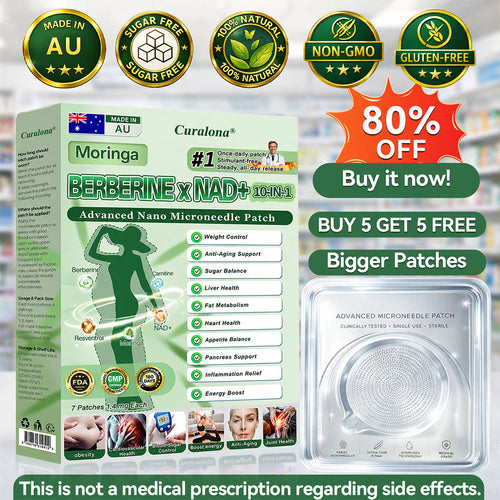 𝐀𝐔 𝐃𝐨𝐜𝐭𝐨𝐫 𝐑𝐞𝐜𝐨𝐦𝐦𝐞𝐧𝐝𝐞𝐝🥩|  Curalona® 𝐔𝐩𝐠𝐫𝐚𝐝𝐞𝐝 𝐋𝐚𝐫𝐠𝐞-𝐂𝐨𝐯𝐞𝐫𝐚𝐠𝐞 𝟏𝟎-𝐢𝐧-𝟏 𝐀𝐝𝐯𝐚𝐧𝐜𝐞𝐝 𝐍𝐚𝐧𝐨 𝐌𝐢𝐜𝐫𝐨𝐧𝐞𝐞𝐝𝐥𝐞 𝐏𝐚𝐭𝐜𝐡 (𝐉𝐮𝐬𝐭 𝐨𝐧𝐜𝐞 𝐚 𝐝𝐚𝐲, 𝐯𝐢𝐬𝐢𝐛𝐥𝐞 𝐜𝐡𝐚𝐧𝐠𝐞𝐬 𝐢𝐧 𝟕 𝐝𝐚𝐲𝐬)