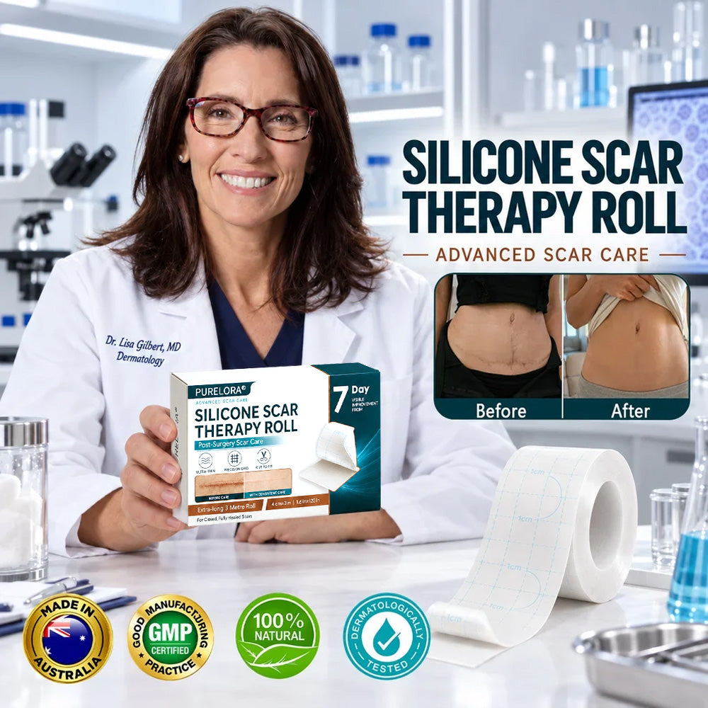 🇦🇺👩‍⚕️✨Purelora® SILICONE SCAR THERAPY ROLL Help Soften, Flatten & Improve the Appearance of Raised Scars