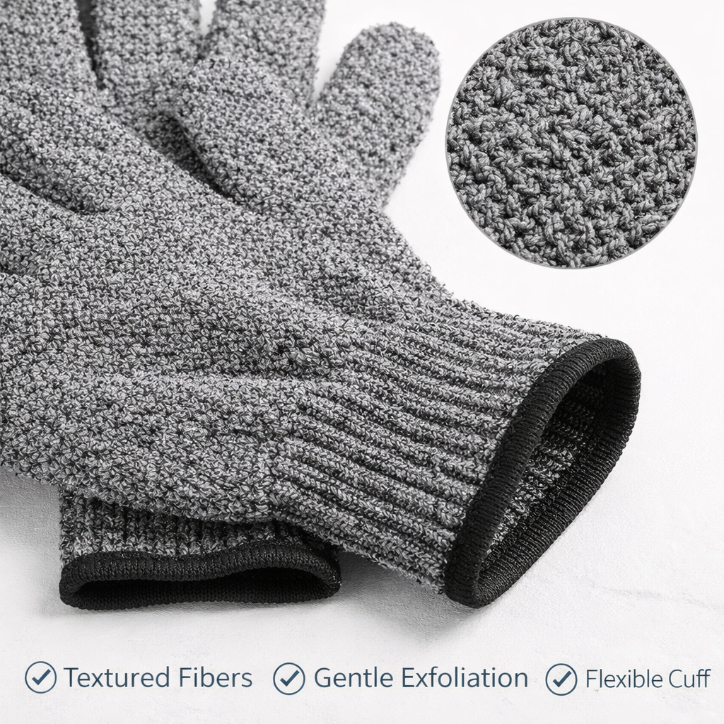 Northvyn Exfoliating Bath Gloves