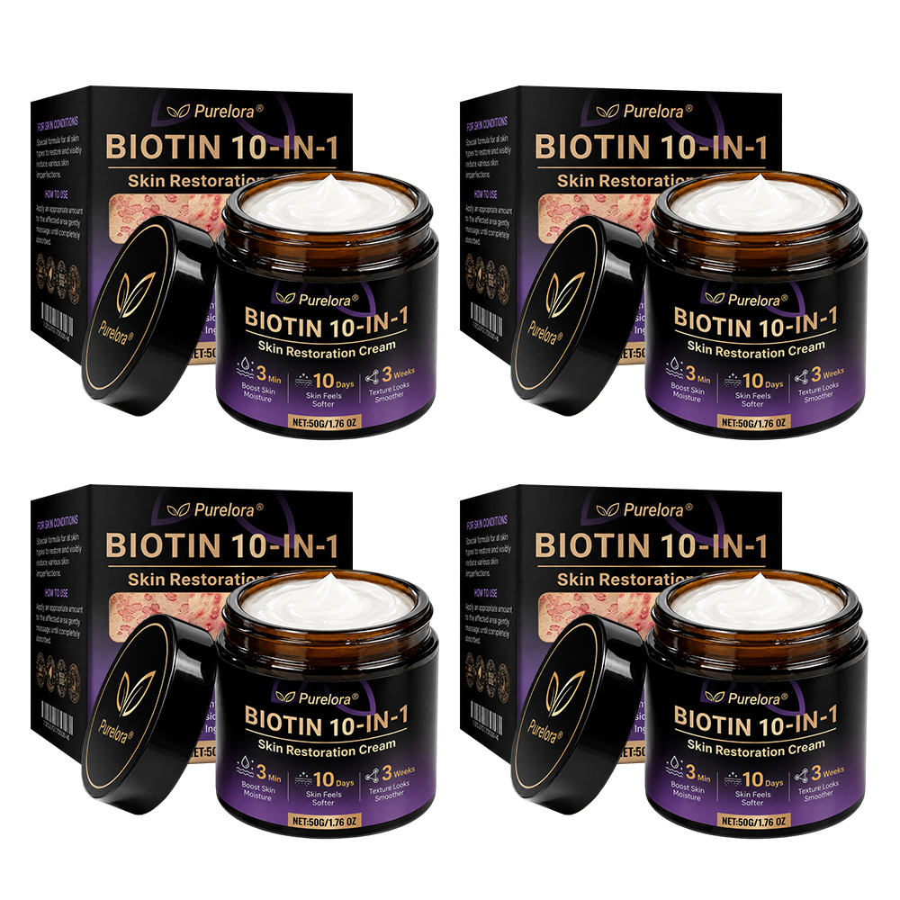 Made and Shipped from the AU 🍁 Purelora® Biotin 10-in-1 Skin Repair Cream — Last Day of Sale: 75% Off