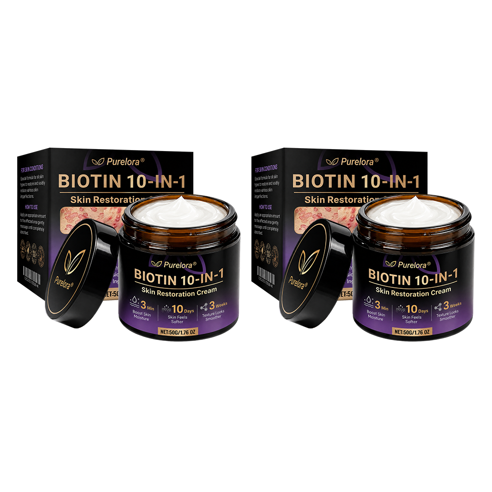 Made and Shipped from the AU 🍁 Purelora® Biotin 10-in-1 Skin Repair Cream — Last Day of Sale: 75% Off