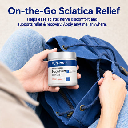 PURELORA® Magnesium Chloride Cream | Relieve sciatica in just 15 minutes!