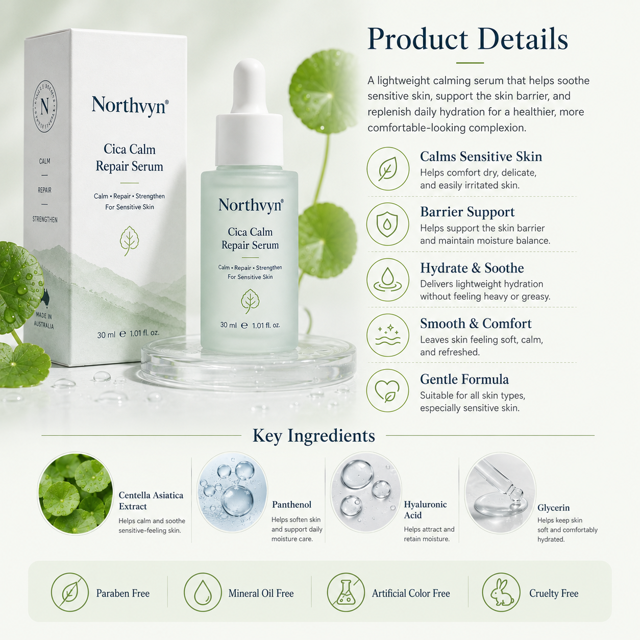 Northvyn® Cica Calm Repair Serum