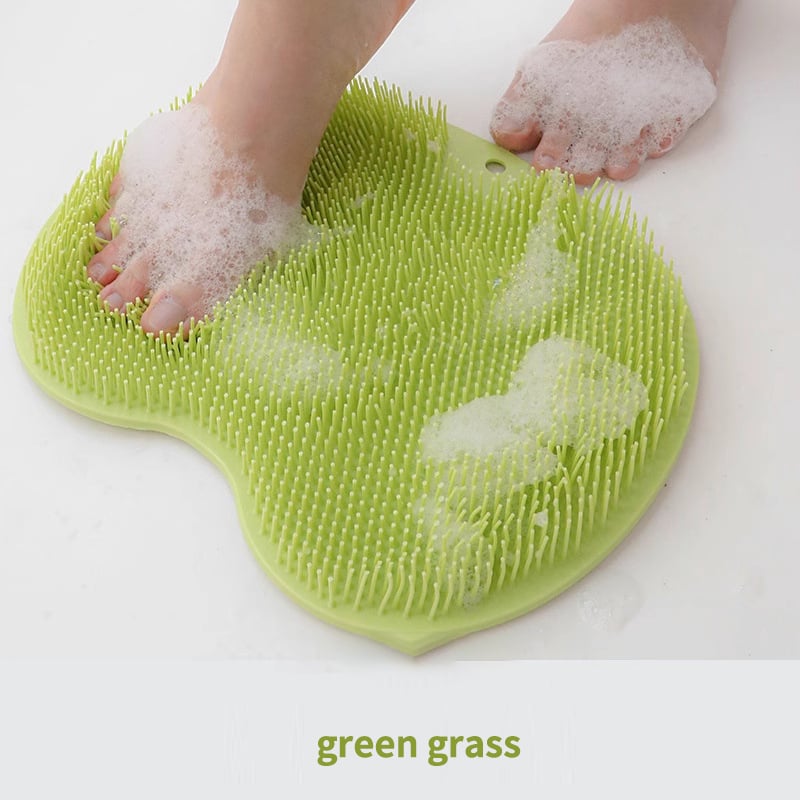 🧼Flash Sale⚡ 50K+ SOLD! Almost Gone-💥Silicone Shower Foot Scrubber Mat,Best gifts