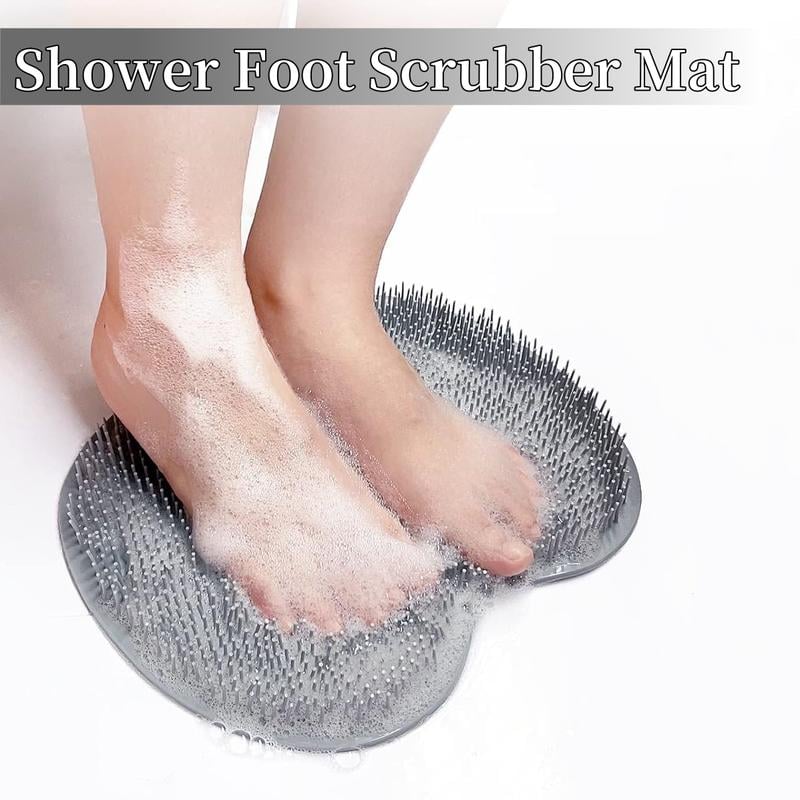 🧼Flash Sale⚡ 50K+ SOLD! Almost Gone-💥Silicone Shower Foot Scrubber Mat,Best gifts