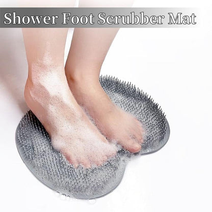 🧼Flash Sale⚡ 50K+ SOLD! Almost Gone-💥Silicone Shower Foot Scrubber Mat,Best gifts