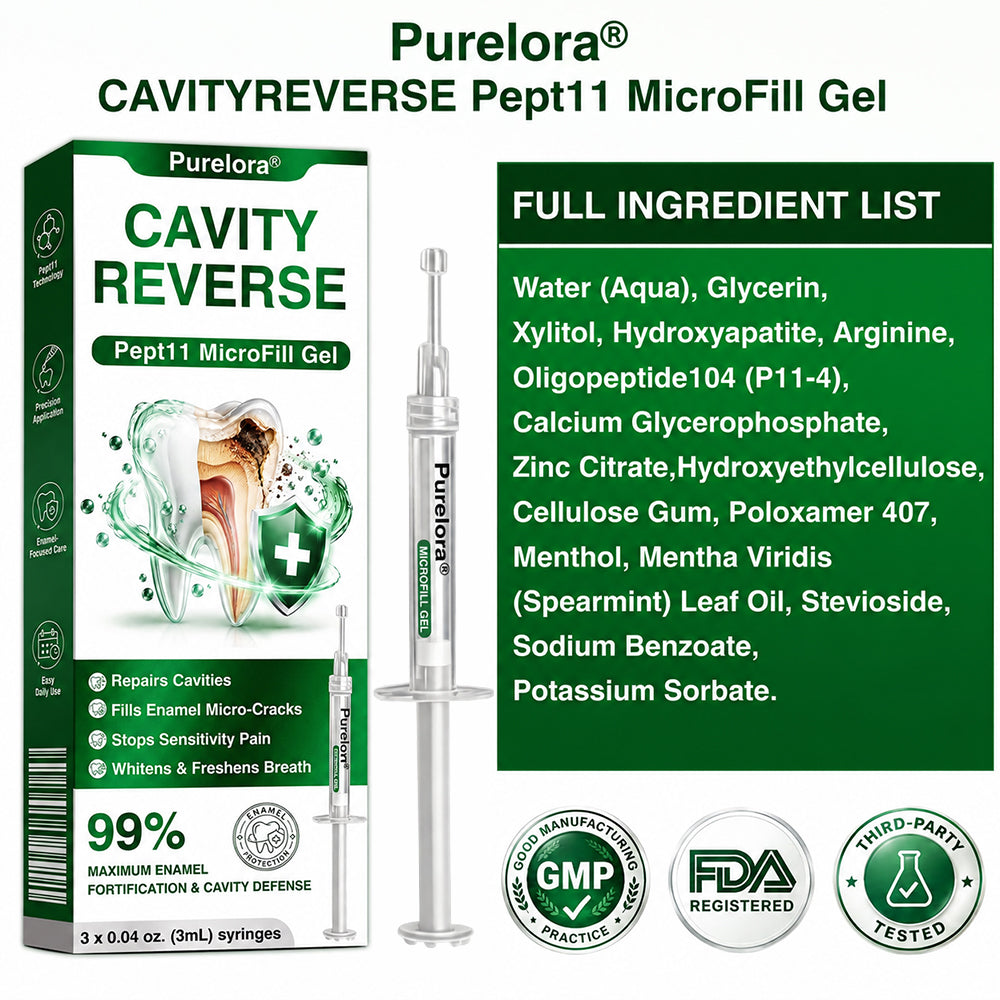 🇦🇺👨‍⚕️🦷✨Purelora® CavityReverse Pept11 MicroFill Gel