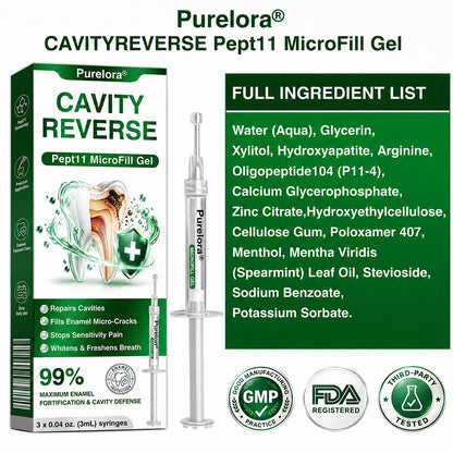 🇦🇺👨‍⚕️🦷✨Purelora® CavityReverse Pept11 MicroFill Gel