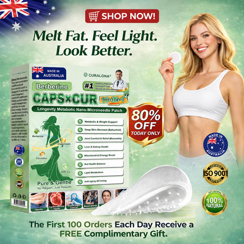 🔥 Curalona® Enhanced 10-in-1 Microneedle Patches — A Synergistic Blend of Berberine and NAD+ to Support Metabolic Health, Promote Skin Renewal, and Alleviate Joint Discomfort — Visible Results in 7 Days