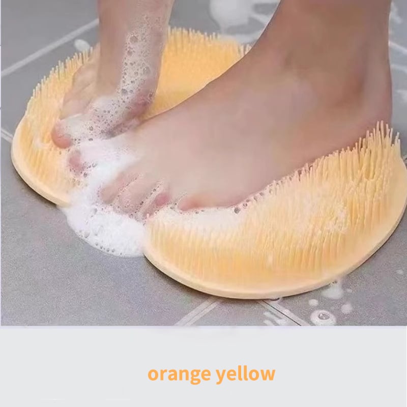 🧼Flash Sale⚡ 50K+ SOLD! Almost Gone-💥Silicone Shower Foot Scrubber Mat,Best gifts